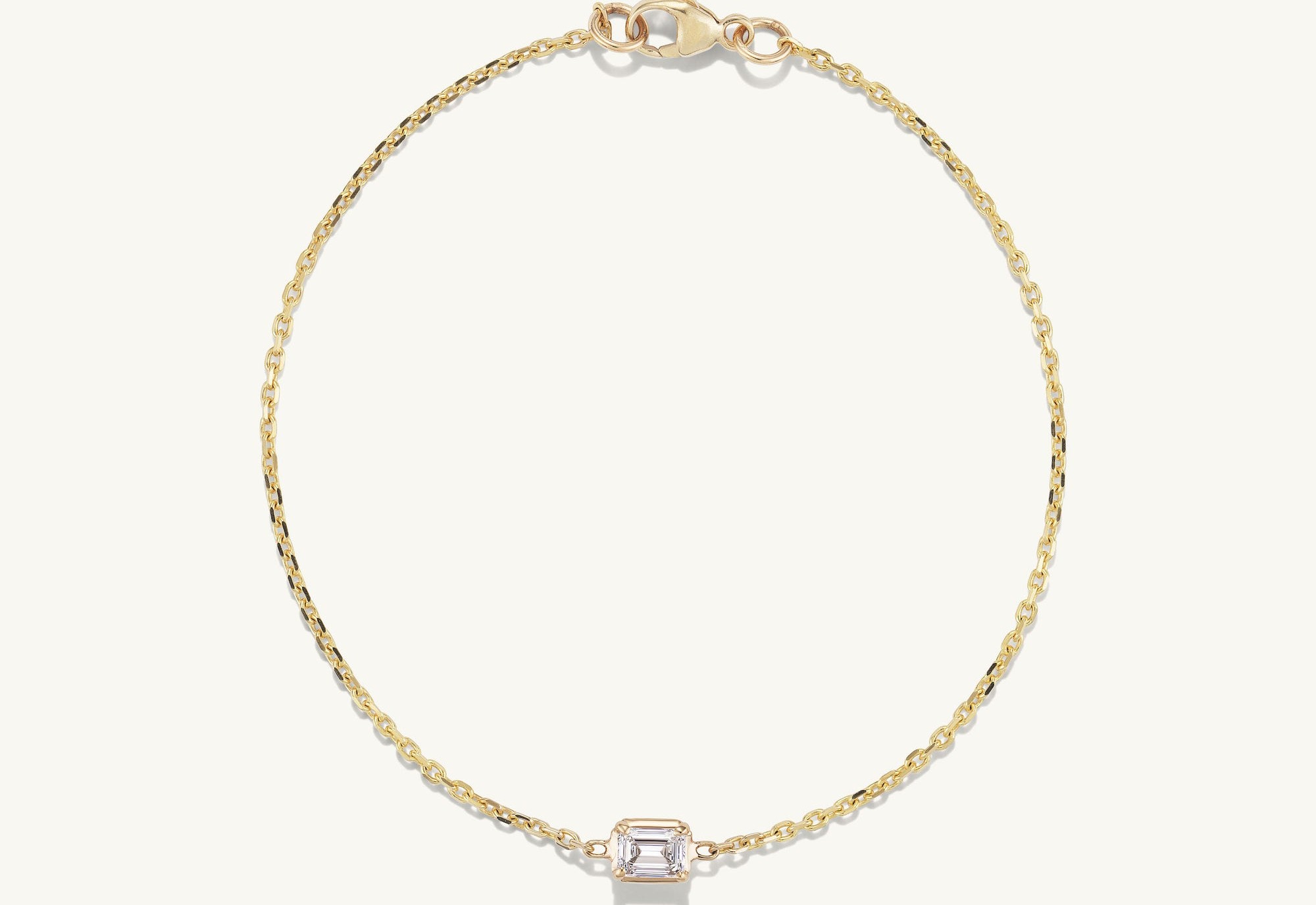 Sophie Ratner solid 14k gold chain bracelet with lobster clasp and jump rings: the findings most product pages leave unspecified