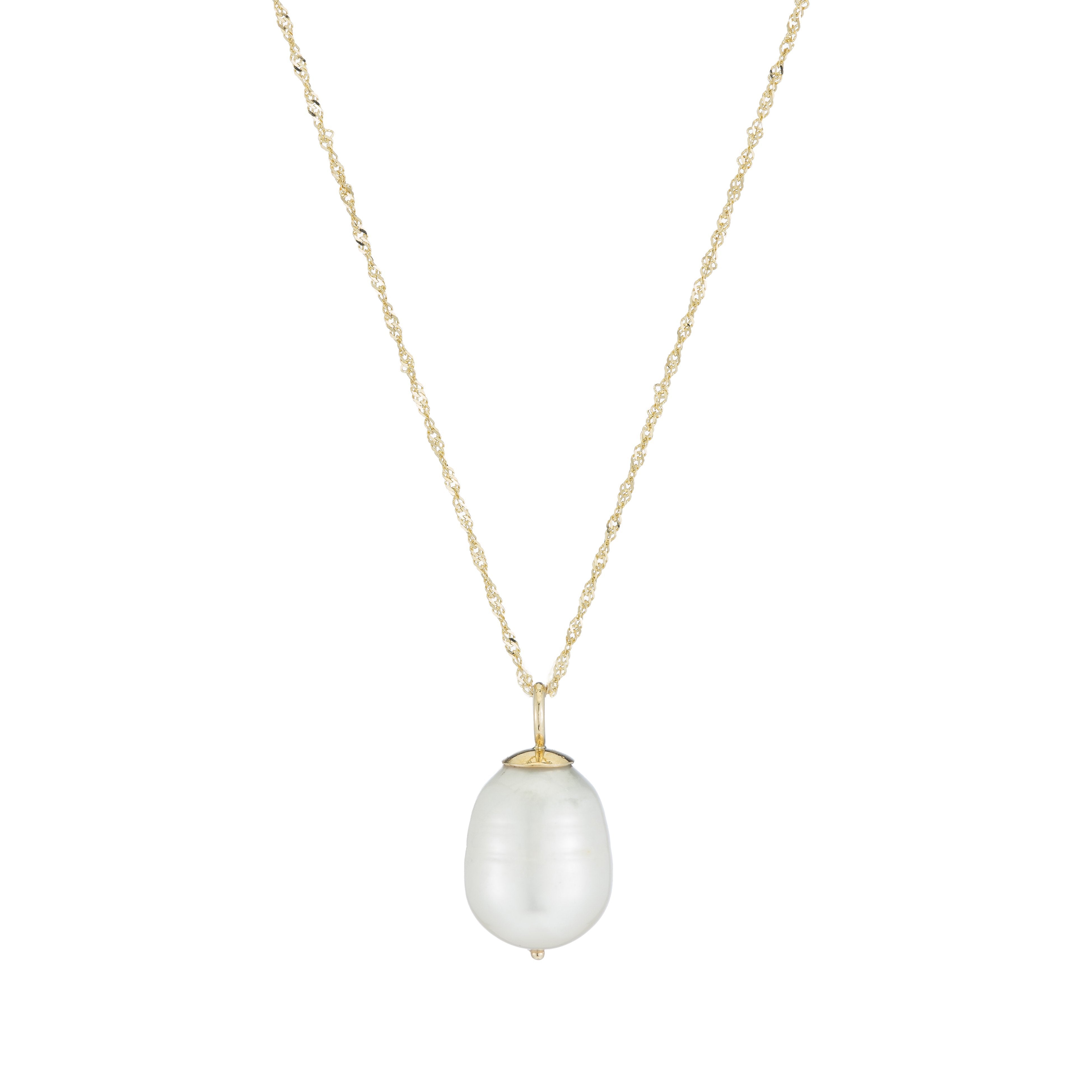 Ariel Gordon Baroque Pearl Drop Necklace. Image courtesy of Ariel Gordon.