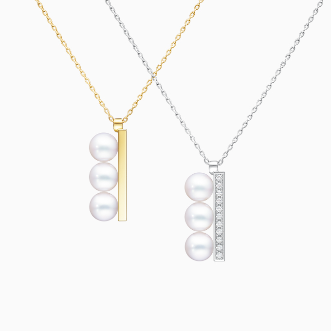Tasaki Balance Neo pendant, 18kt gold. Image courtesy of Tasaki.