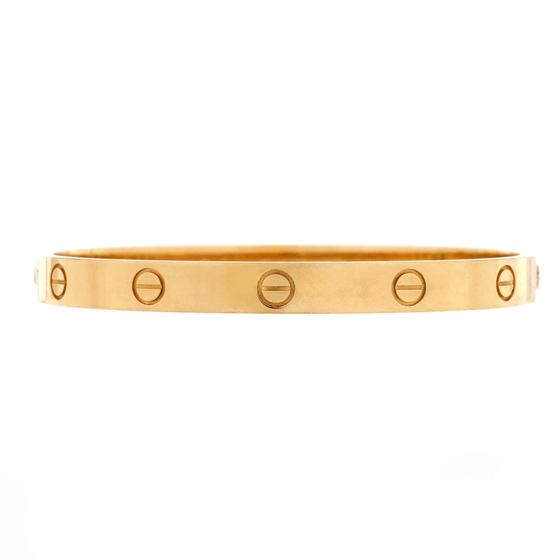 Cartier Love bracelet in 18K yellow gold, listed on Rebag